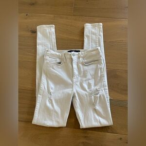 Hollister White Denim Jeans